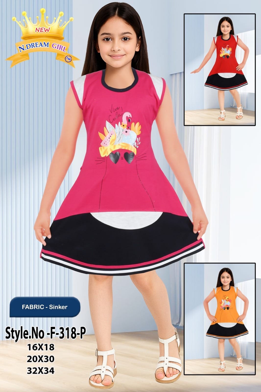 DR Hosiery frock Bulk Order Mix designs